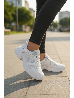 Enoch Kadın Spor Ayakkabı Nefes Alabilir File Saya Günlük Koşu ve Yürüyüş Ayakkabısı