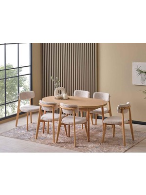 Dekorazi Oscar Yemek Masası Takımı