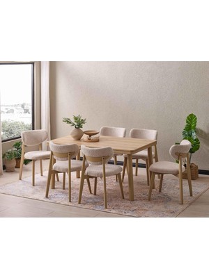 Dekorazi Rune Yemek Masası Takımı