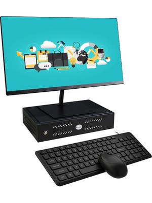 Esonic Esonıc Mk2 I5 4n 8gb Ddr3 240SSD 21.5" Monitörlü Mini Pc Oem Paket