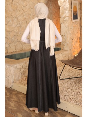 İmaj Butik Siyah Kemerli Cepli Kot Jile