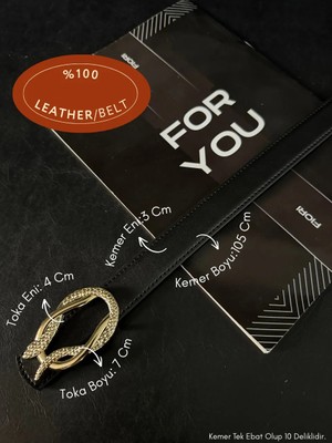 Fiori Hakiki 3cm Bombeli Yılan Tokalı Kadın Kemeri, Ceket Kemeri, Gömlek Kemeri, Elbise Kemeri