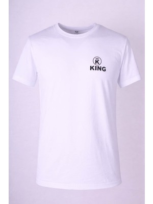 Trender 26Y595000003  Erkek T-Shirt King O Yaka