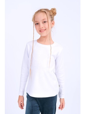 Perendi Unisex Çocuk Bisiklet Yaka Uzun Kollu Basic Body