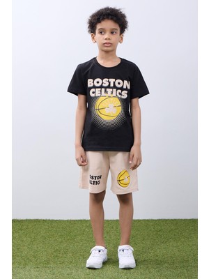 Perendi Erkek Çocuk Basketbol Baskılı Şortlu Takım