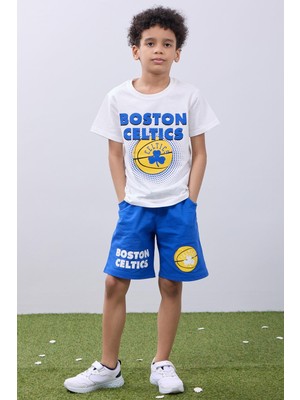 Perendi Erkek Çocuk Basketbol Baskılı Şortlu Takım