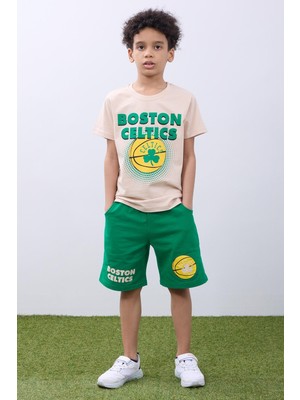 Perendi Erkek Çocuk Basketbol Baskılı Şortlu Takım