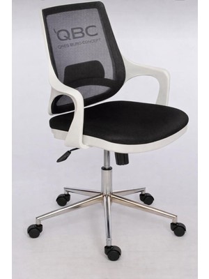 Qbc Ofis Büro Conc. Porto Krom Metal Ayaklı Çalışma Sandalyesi Ofissekreter Oyuncu Genç Od Koltuğu