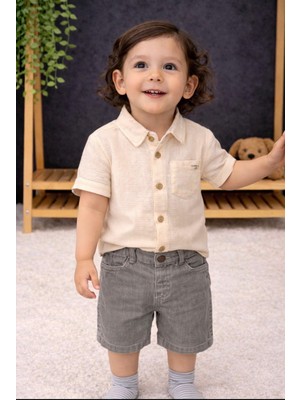 Nurcan Bebe Sunny Cute Şortlu Ikili Takım(18-24 /2-3/3-4/4-5 Yaş)