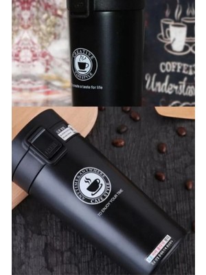 MiraLive Mug Termos 12 Saat Sıcak Soğuk Filtreli Çift Katmanlı Sus 304 Çelik Bardak 380ML