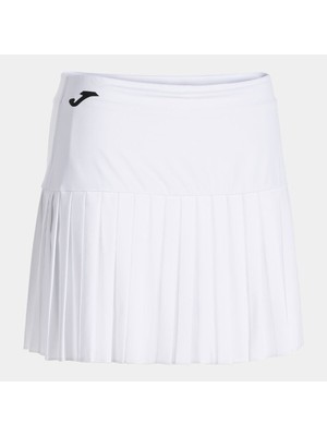 Joma 902604.200 Challenge Kadın Beyaz Pileli Tenis Etek
