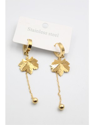 Royaleks Çınar Ağacı Küpe - Altın