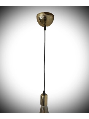 Conana Sarkıt Lale Duy (Gold Renk) (Ampul Dahil Değildir) 70CM Plastik