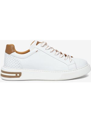 Greyder Erkek Beyaz Hakiki Deri Sneaker Ayakkabı 6Y1SA14811