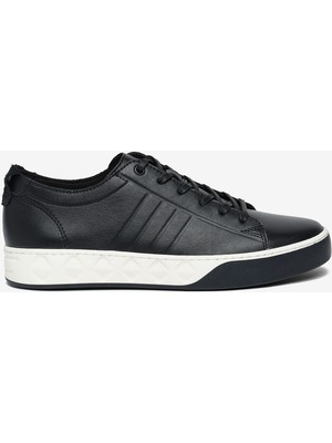 Greyder Erkek Siyah Hakiki Deri Sneaker Ayakkabı 6Y1SA13292