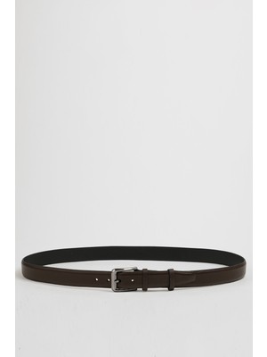 Faruk Balkanas Hakiki Floater Deri Tokalı Kemer