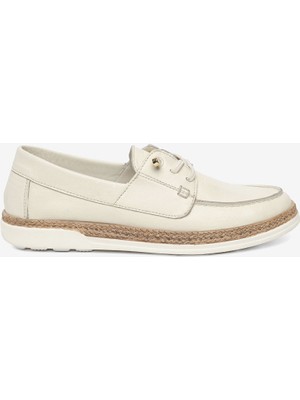 Greyder Kadın Beyaz Hakiki Deri Casual Ayakkabı 6Y2FA59348