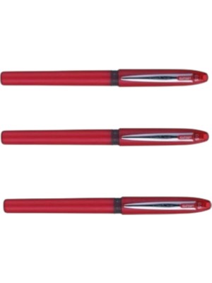 Uniball Grıp Micro ( 0.5 ) Roller Kalem Kırmızı ( Üç Adet )