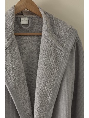 Semecca Waffle Unisex Pamuklu Pike Bornoz