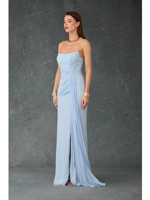 Carmen  Elbıse Uzun Straplez