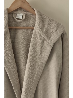 Semecca Waffle Unisex Pamuklu Pike Bornoz