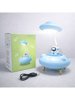 Toyska Astrolight Ufo Şarjlı Masa Lambası - Mavi