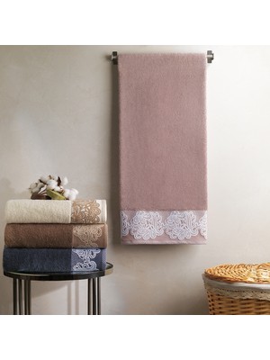 Schafer Home Lace Havlu 70X140 cm 1 Parça-Mürdüm