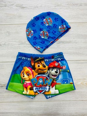 Rapapa Erkek Çocuk Paw Patrol Boneli Mayo Mavi 1533