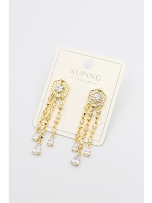 Royaleks Taşlı Küpe - Altın