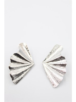 Royaleks Yaprak Küpe - Gümüş