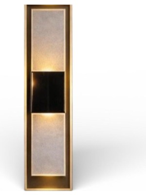 Elizim Home Lighting Dikey Ledli Pilli Siyah Aplik