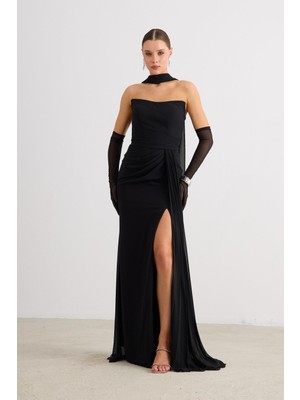 Carmen  Elbıse Uzun Straplez