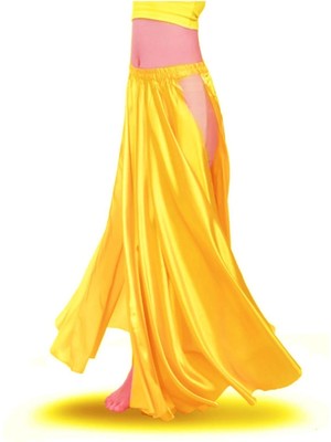 Kaftan Collection Sarı Oryantal Dansöz Eteği
