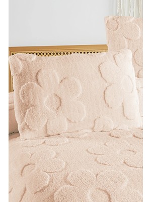 Noctiluca Fleura Çiçekli Çift Kişilik Battaniye Welsoft Yatak Örtüsü 230X250 2 Adet Wellsoft Yastık Kılıfı