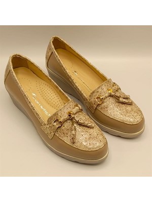 Ametist Lexi Bej Günlük Kadın Ayakkabı  Hakiki Deri, Konforlu Taban  El Işçiliği