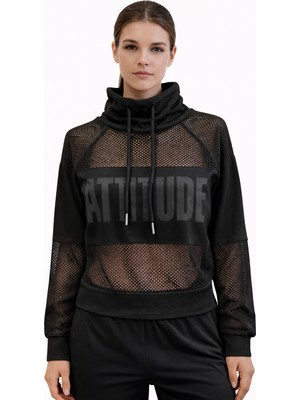 Erline Kadınfileli Hoody Sweatshırt