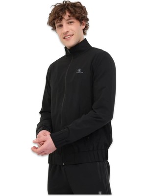 Lumberjack 5W M-BS04 Woven T.suit 5pr Eşofman Takim Siyah Erkek Eşofman Takımı