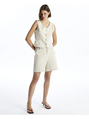 Lc Waikiki Yeni Sezon Kadın Loose Fit Düz Şort