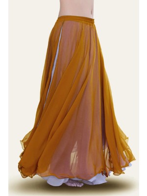 Kaftan Collection Çift Katlı Dansöz Oryantal Eteği