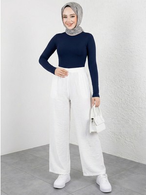 Foremia Çilek Pantolon-Ekru -