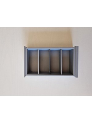 Hobi Kafe Gri Minyatür Kitaplık 9cm*16,5 cm (Sert Plastikten Üretilmiştir)