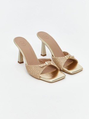 Lc Waikiki Yeni Sezon Kare Burun Kadın Topuklu Ayakkabı