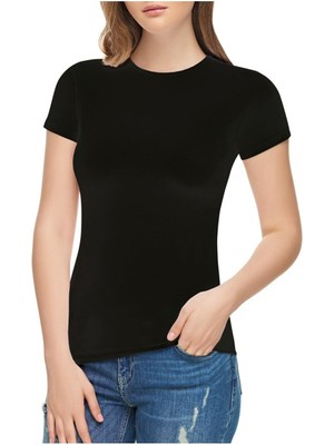 Elit Kadın Siyah Atlet 6 Adet-Siyah-L