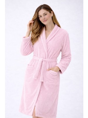 Caspara Pamuklu Premium Bornoz I Unisex I Ultra - Soft I Bornoz I Şal Yaka I Çeyiz I Erkek & Kadın Bornoz