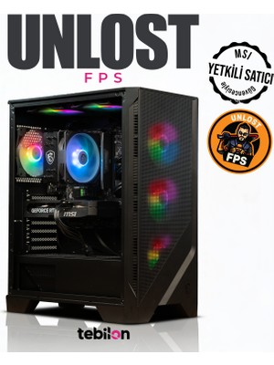 Tebilon UNLOST FPS-Amd Ryzen 9700X-MSI Rtx 5060TI Shadow 8gb Bulk-Msı B840M-16GB-500GB Ssd-Oem Paket