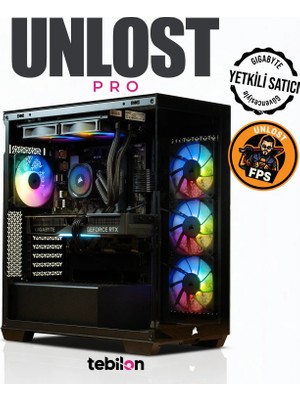 Tebilon UNLOST PRO-Amd Ryzen 7800X3D-GIGABYTE Geforce Rtx 5070 Ti Eagle-Gıgabyte B840M-16GB Ddr5-1tb-Oem Paket