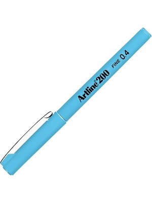 Artline Fineliner Ince Uçlu Kalem 0,4 Açık Mavi
