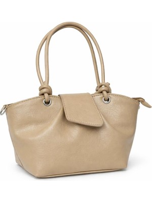 Shıkırtı Orta Boy Dilli Model Soft Suni Deri Uzun Omuz Askılı Kadın Çantası