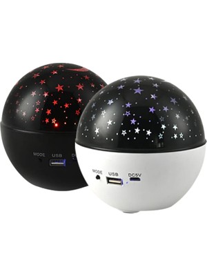 Astraltech Müzikli Yıldız Yansıtmalı Dekoratif Gece Lambası
