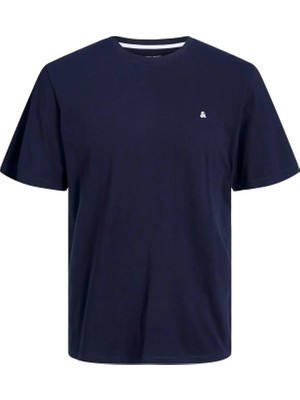 Jack & Jones Jjepaulos Tee Ss Crew Neck  Navy Blazer 12245087-NA